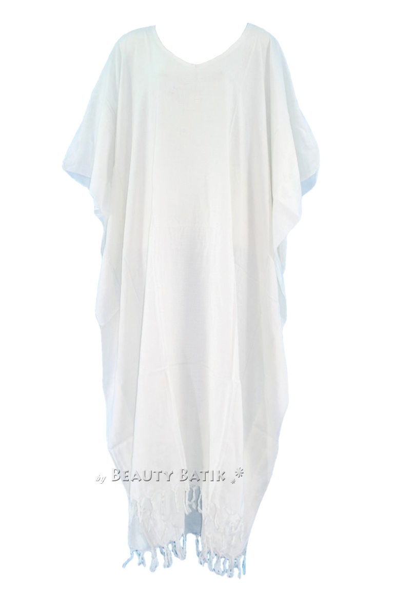 BeautyBatik Women Caftan Kaftan Loungewear Maxi Plus Size Long Dress 1X 2X 3X - 第 4/11 張圖片