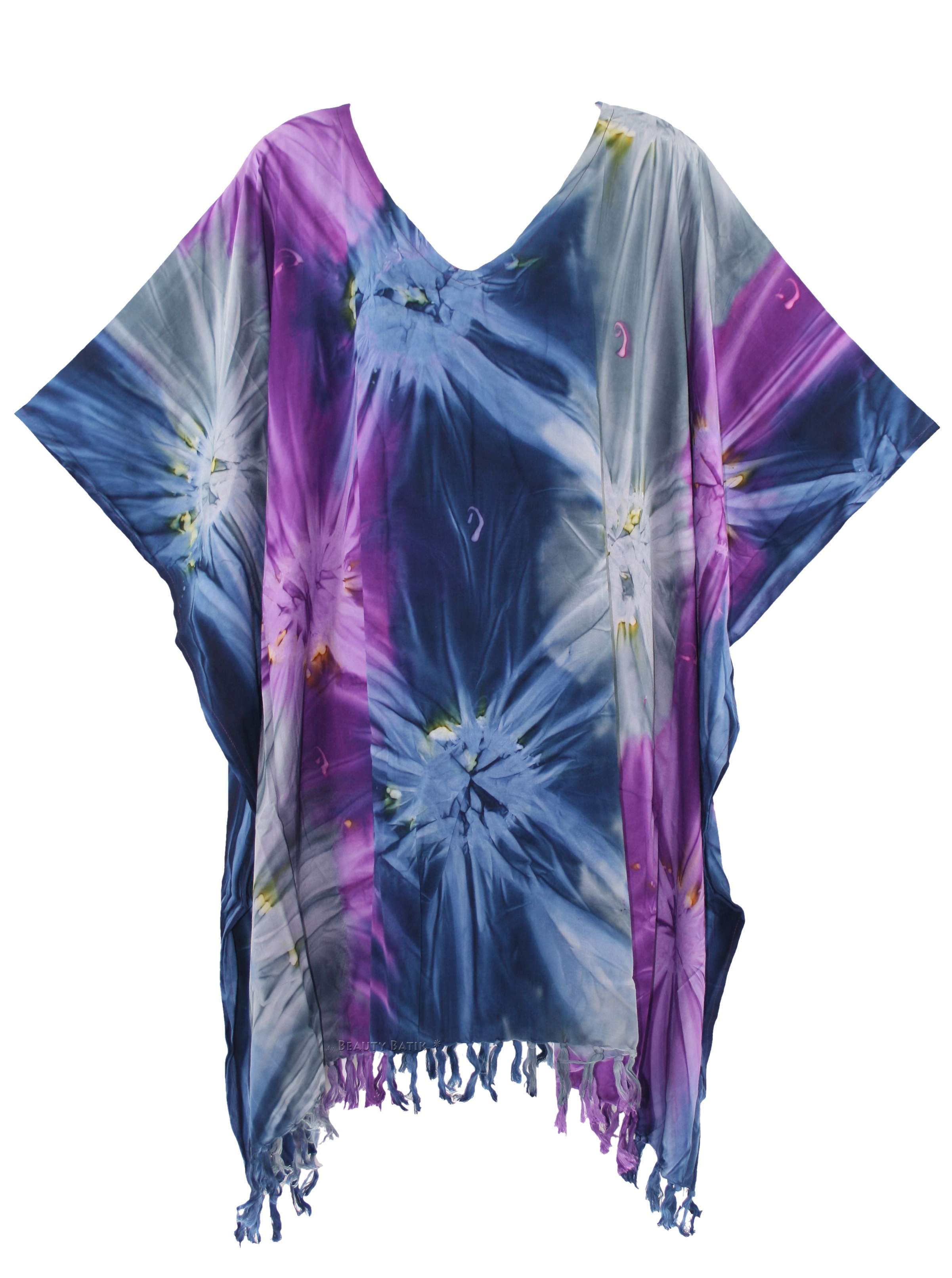 Women BOHO HIPPIE Tie Dye Plus Size Tunic Blouse Kaftan Top 20 22 24 3X