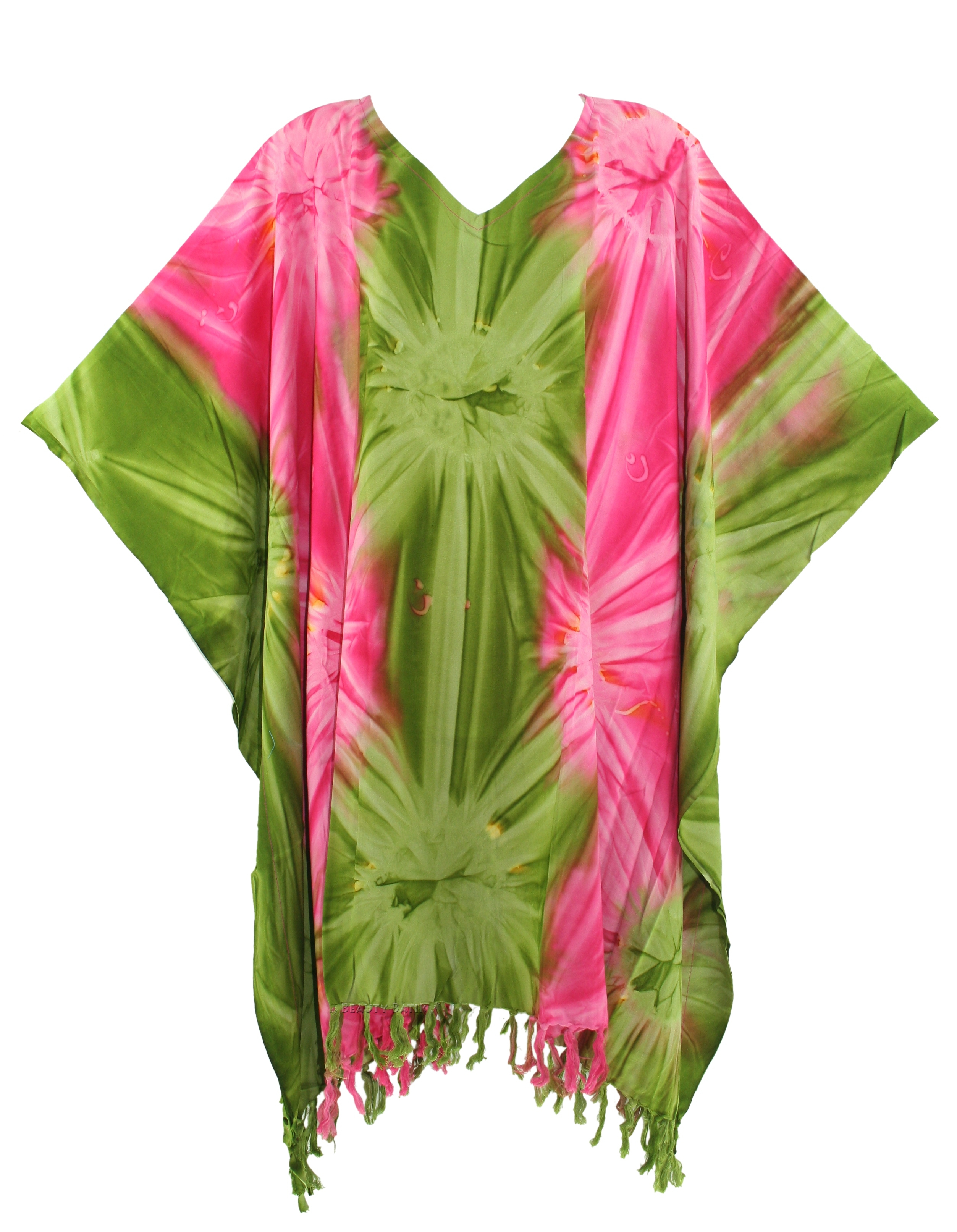 Women BOHO HIPPIE Tie Dye Plus Size Tunic Blouse Kaftan Top 1X 2X 3X 4X