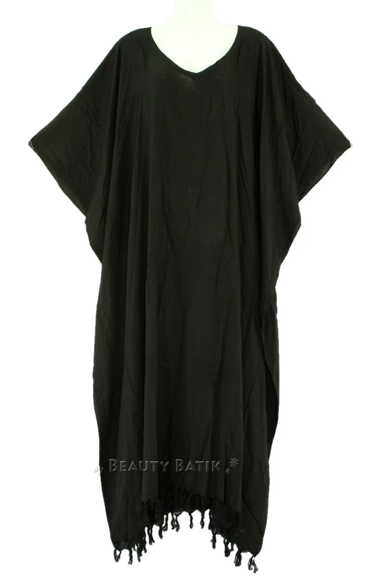 BeautyBatik Women Caftan Kaftan Loungewear Maxi Plus Size Long Dress 1X 2X 3X - 第 5/11 張圖片