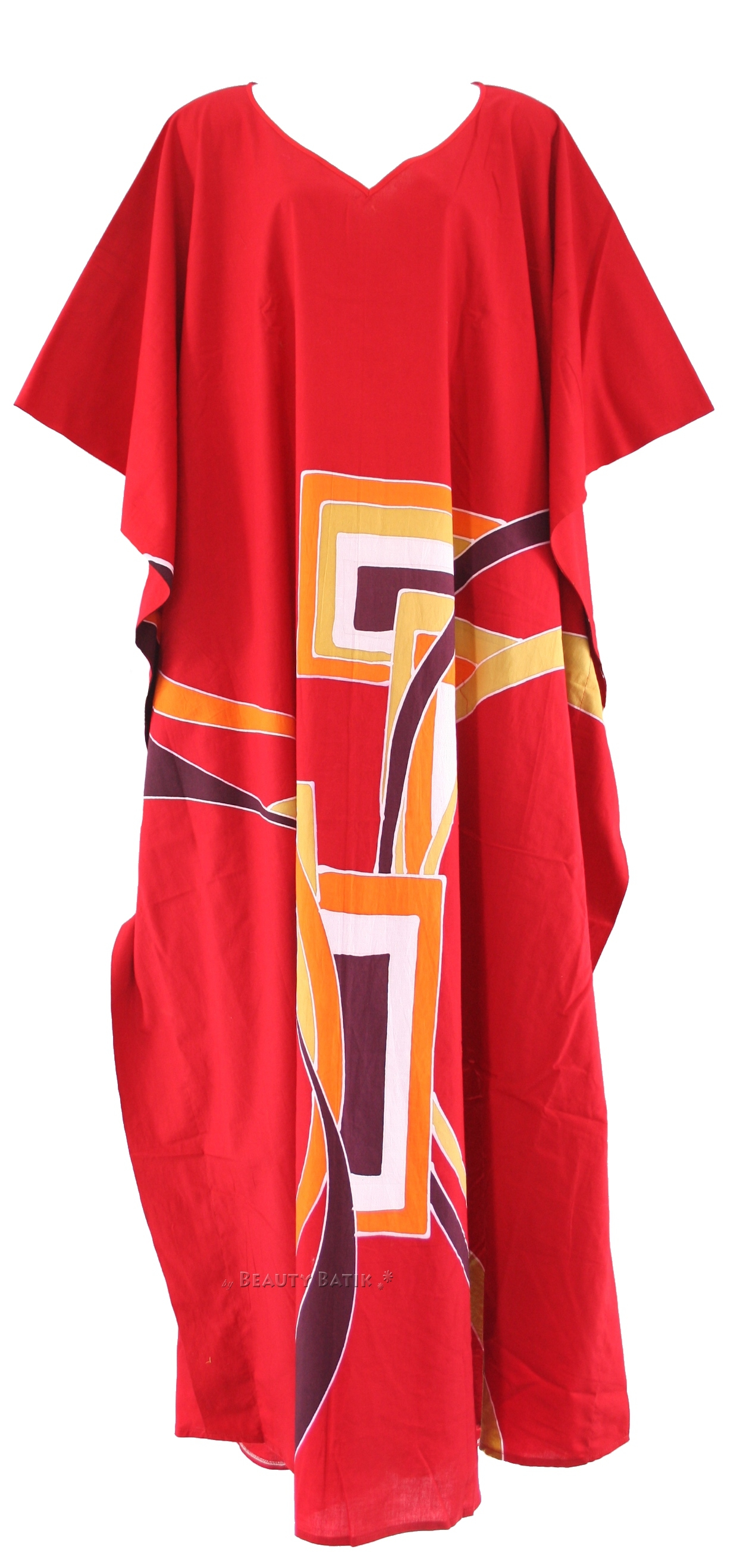 Red Cotton Caftan Kaftan House Dress Sleepwear Size 54 56 2x 3x eBay