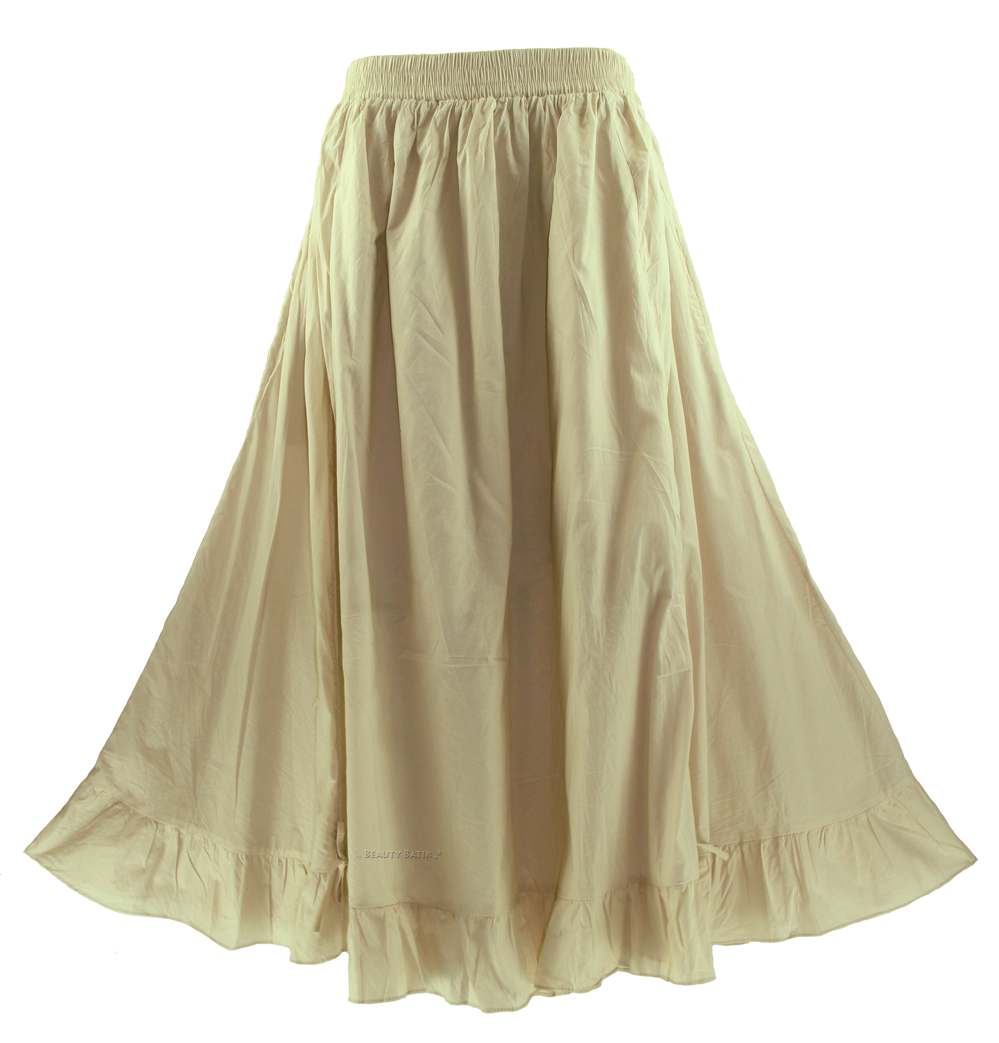 cotton gypsy maxi skirt